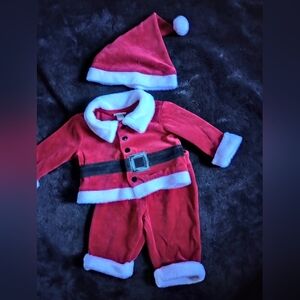 Cat & Jack RARE FIND Baby Santa outfit